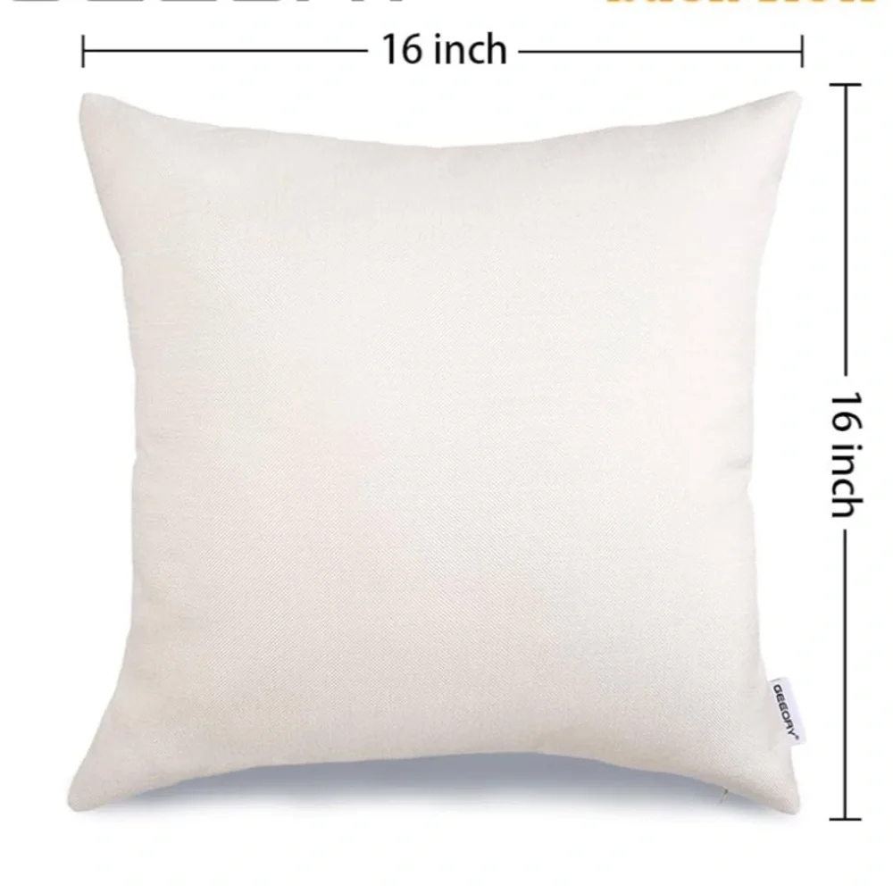 Festive Holiday Pillow Covers Set - Blue and Black